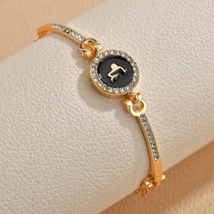 Capricornus,(goat) zodiac sign fashion bracelet for girls or woman